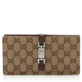 Gucci GG Canvas Jackie Long Wallet (SHF-20730)