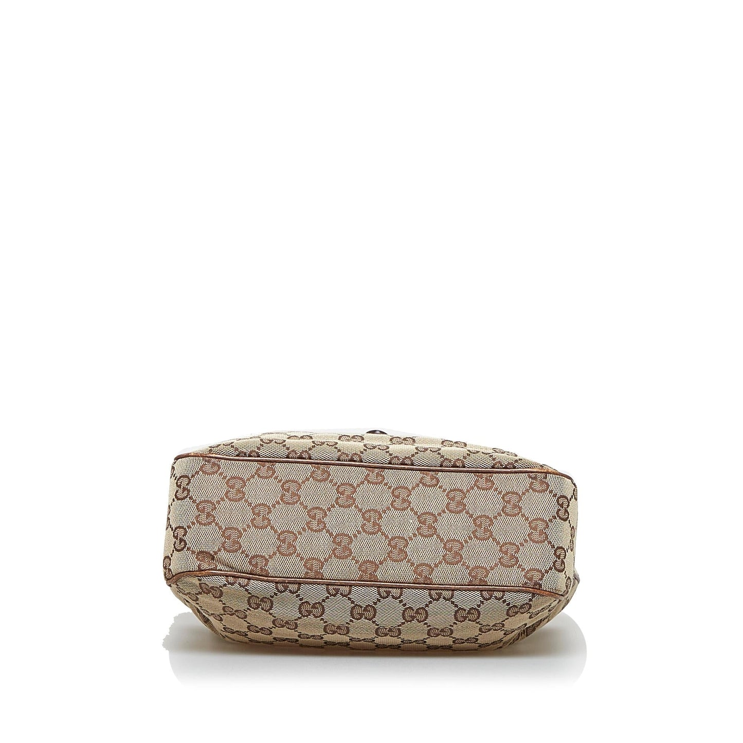 Gucci GG Canvas Jackie Piston Lock Handbag (R6bLVW)