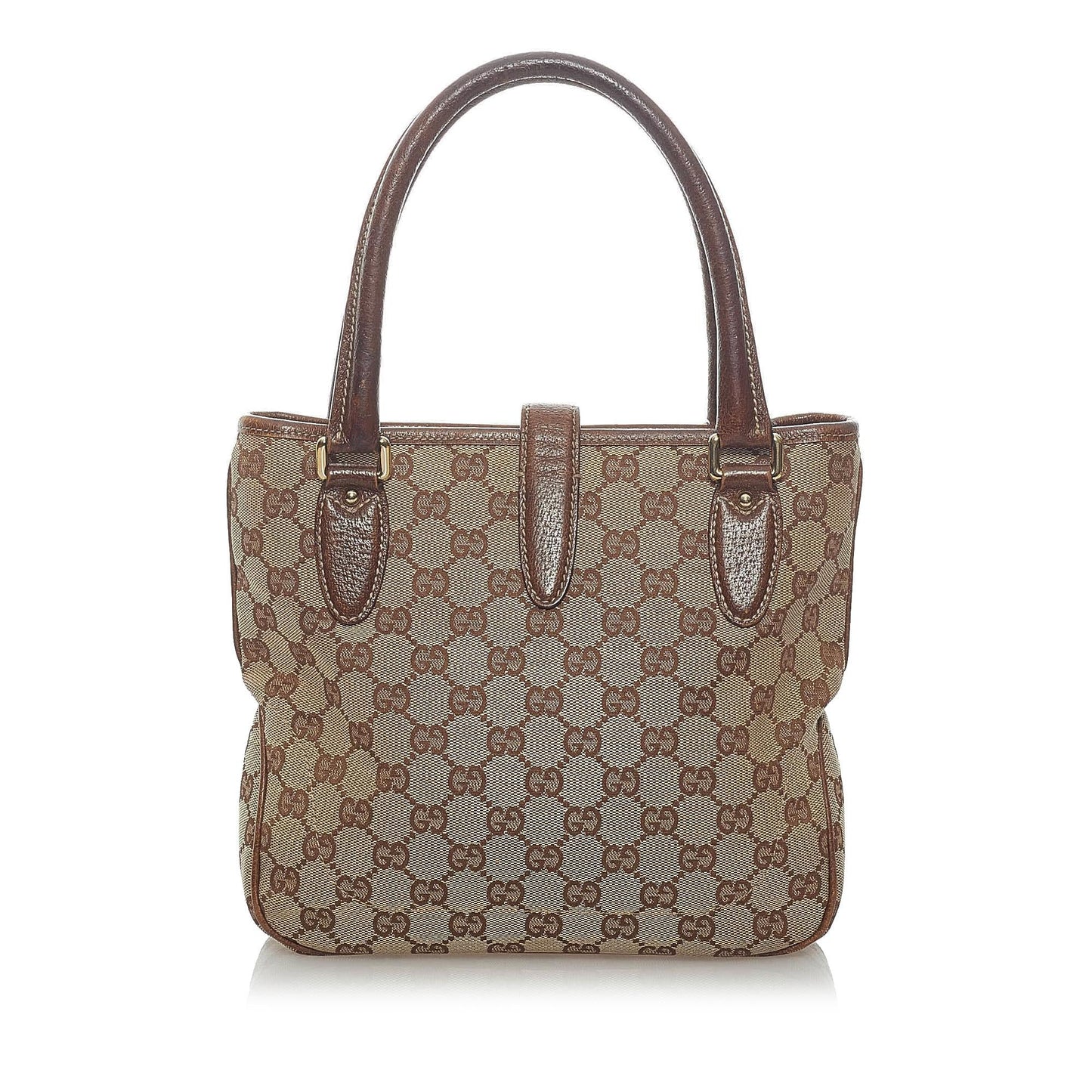 Gucci GG Canvas Jackie Piston Lock Tote Bag (33261)