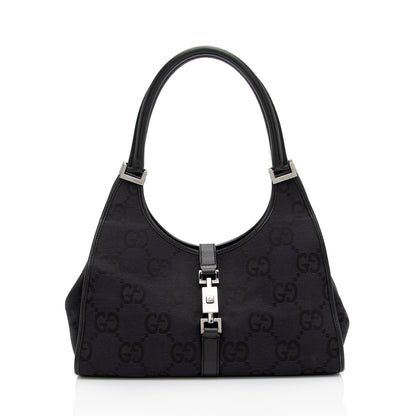 Gucci GG Canvas Jackie Small Shoulder Bag (SHF-Ajw7gP)
