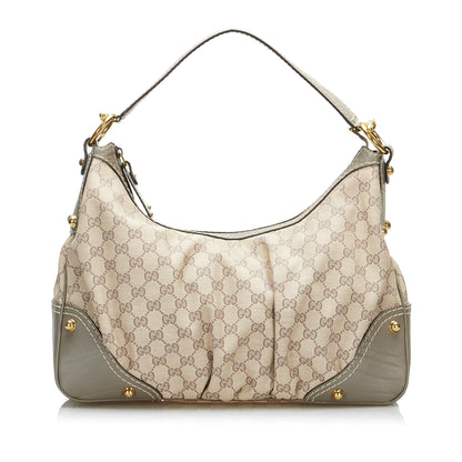 Gucci GG Canvas Jockey Shoulder Bag (L42G2r)