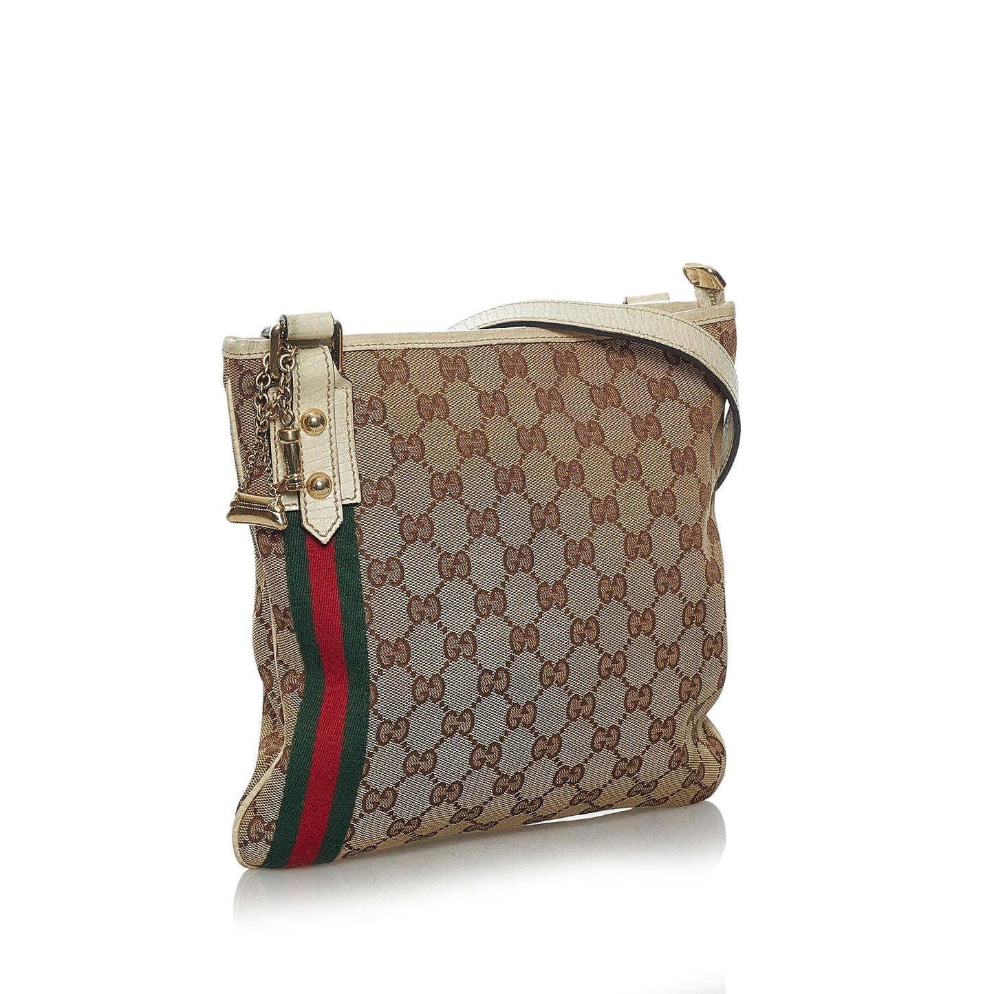 Gucci GG Canvas Jolicoeur Crossbody Bag (33826)