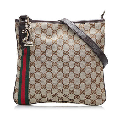 Gucci GG Canvas Jolicoeur Crossbody (wzUiyI)