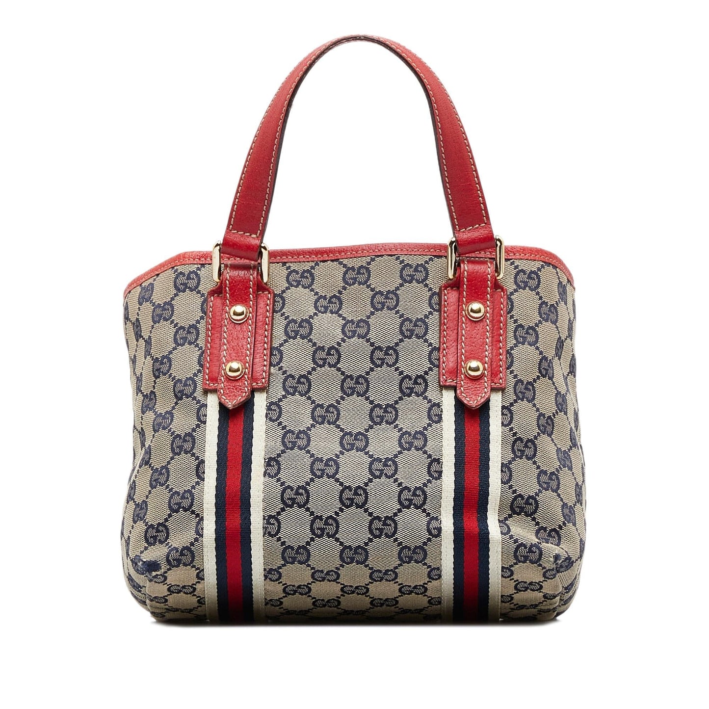 Gucci GG Canvas Jolicoeur Handbag (XPh3cQ)