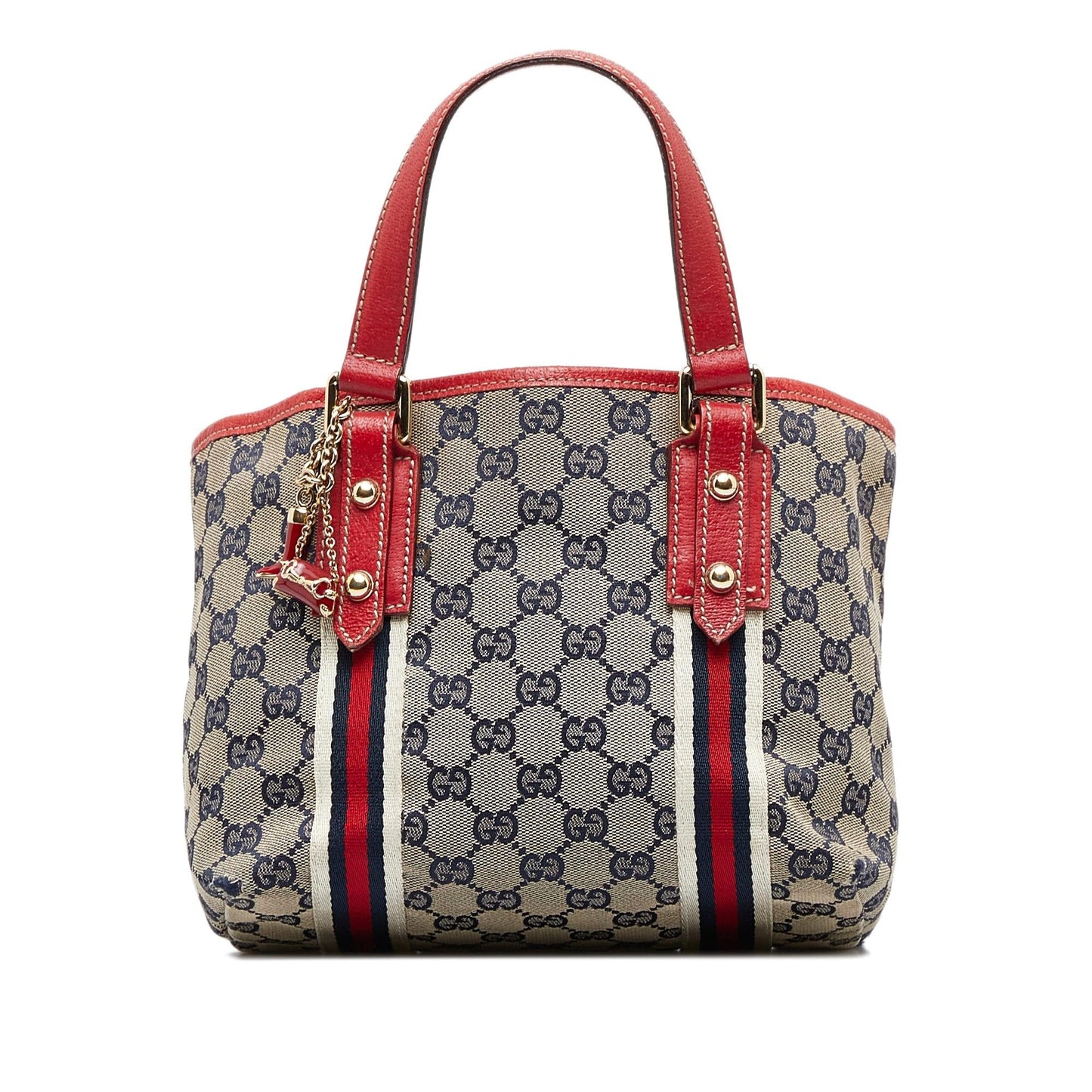 Gucci GG Canvas Jolicoeur Handbag (XPh3cQ)