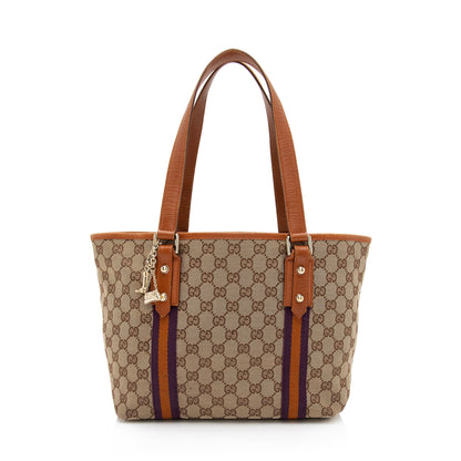 Gucci GG Canvas Jolicoeur Medium Tote (SHF-JDa0i6)