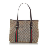 Gucci GG Canvas Jolicoeur Tote Bag (SHG-29464)