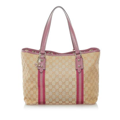 Gucci GG Canvas Jolicoeur Tote Bag (SHG-32059)