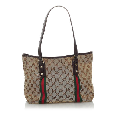 Gucci GG Canvas Jolicoeur Tote Bag (33679)