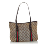 Gucci GG Canvas Jolicoeur Tote Bag (33679)