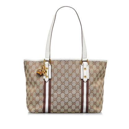 Gucci GG Canvas Jolicoeur Tote Bag (uCLiM4)