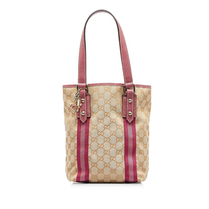 Gucci GG Canvas Jolicoeur Tote Bag (mqvaTI)
