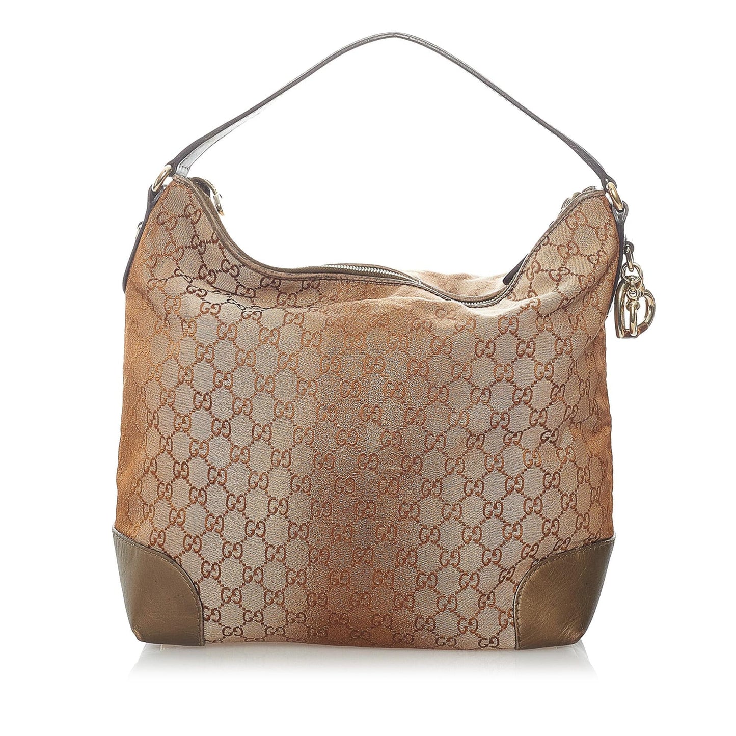 Gucci GG Canvas Lurex Heart Bit Tote Bag (31986)