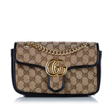 Gucci GG Canvas Marmont Crossbody Bag (SHG-29247)