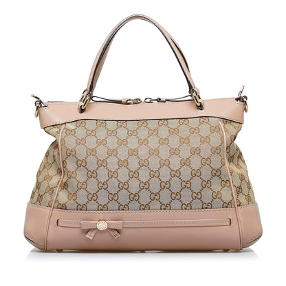 Gucci GG Canvas Mayfair Satchel (faYZKh)
