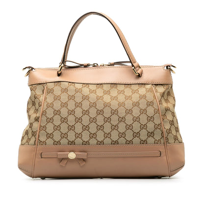 Gucci GG Canvas Mayfair Satchel (hKKYOc)