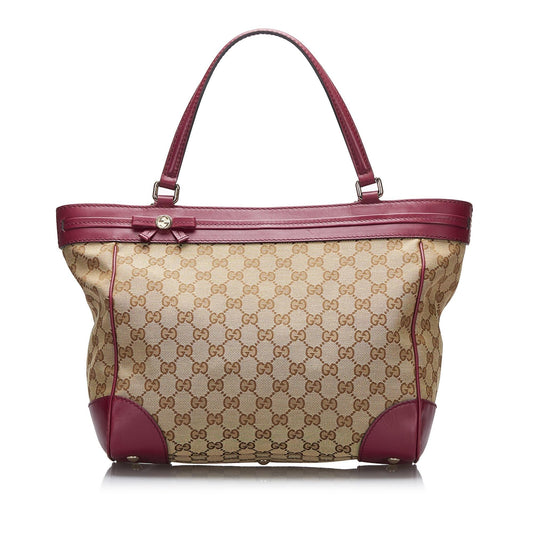 Gucci GG Canvas Mayfair Tote Bag (JXk1Nw)