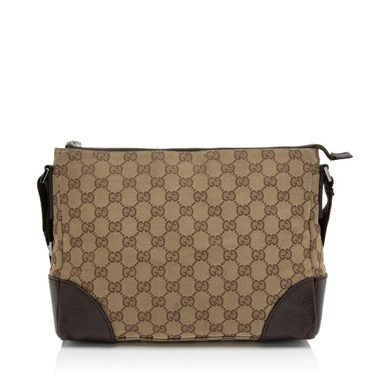 Gucci GG Canvas Medium Messenger Bag (SHF-xVfo2X)