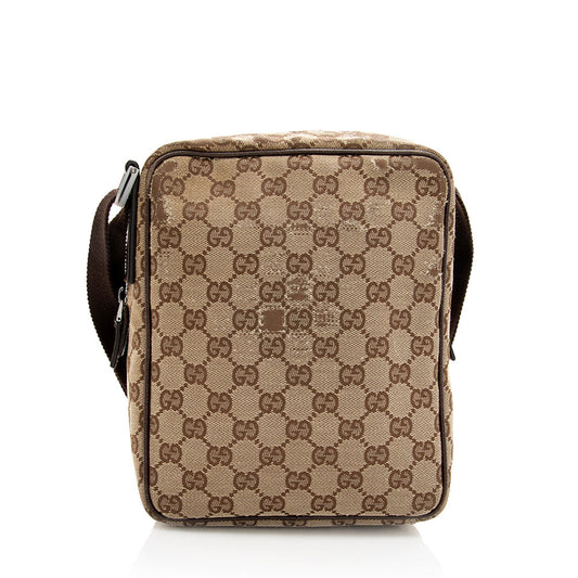 Gucci GG Canvas Messenger Bag - FINAL SALE (SHF-19190)