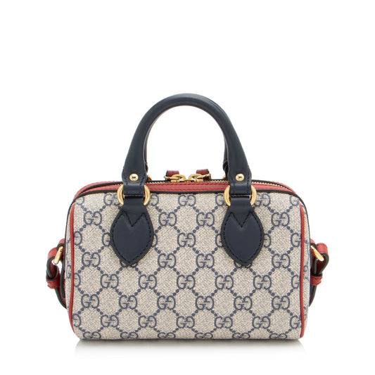 Gucci GG Supreme Mini Boston Bag