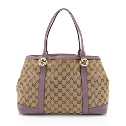 Gucci GG Canvas Miss GG Tote (SHF-yLtJuh)