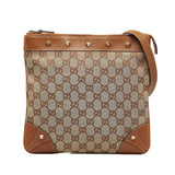 Gucci GG Canvas Nailhead Crossbody (Mehcnj)