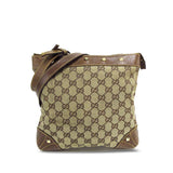 Gucci GG Canvas Nailhead Crossbody (whDSCc)
