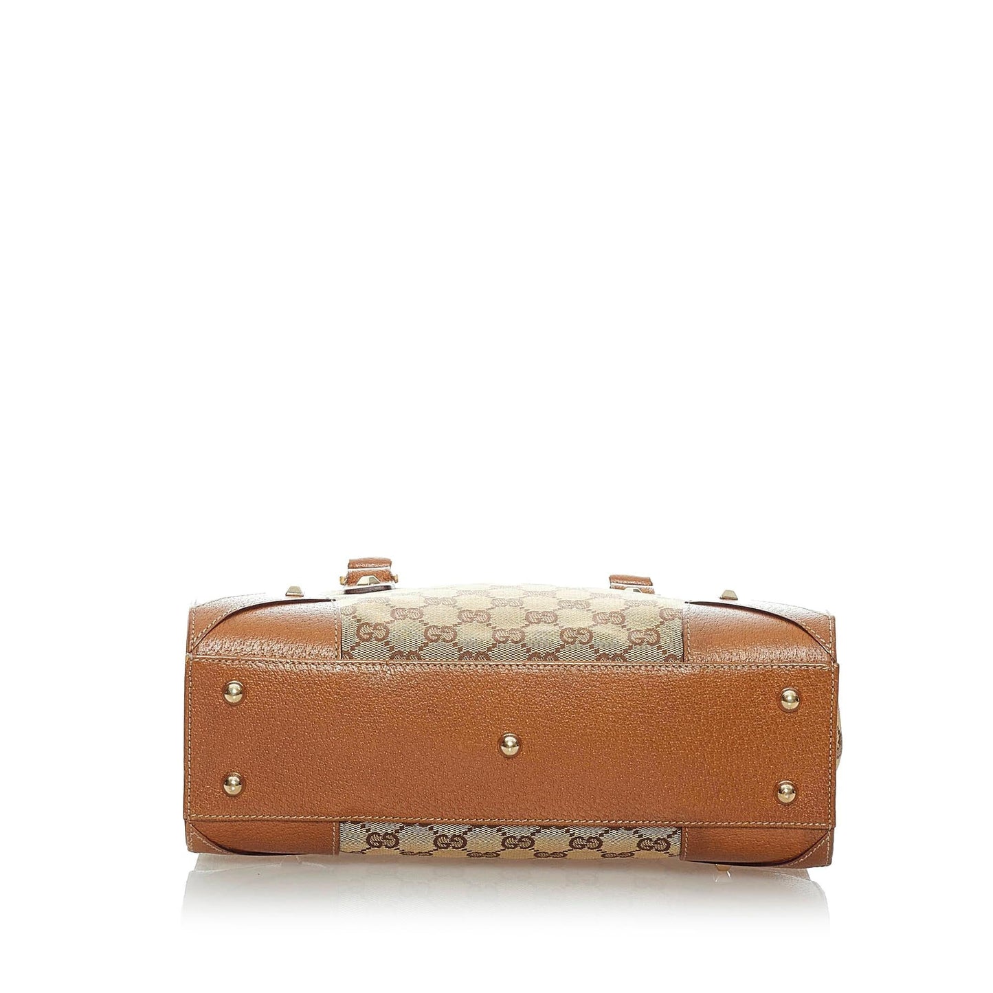Gucci GG Canvas Nailhead Handbag (32388)