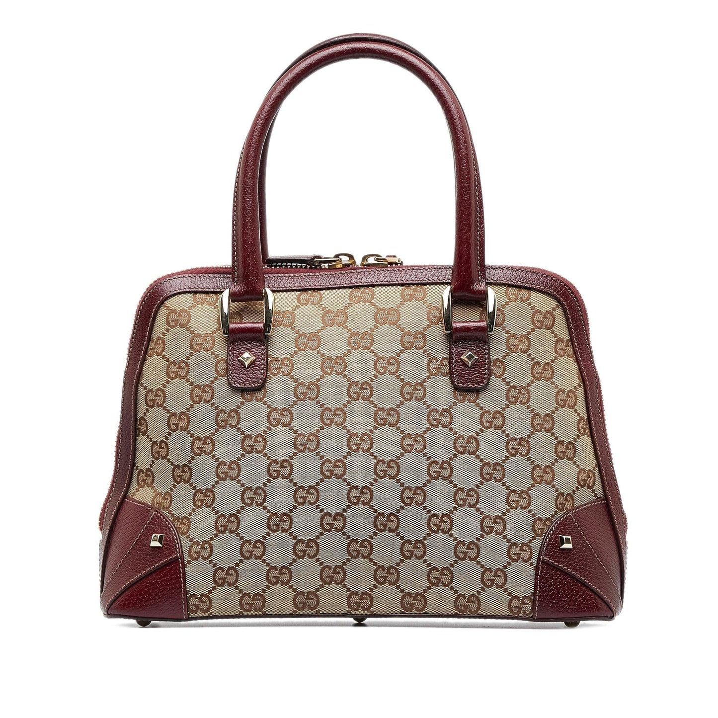Gucci GG Canvas Nailhead Handbag (CKf7Dk)