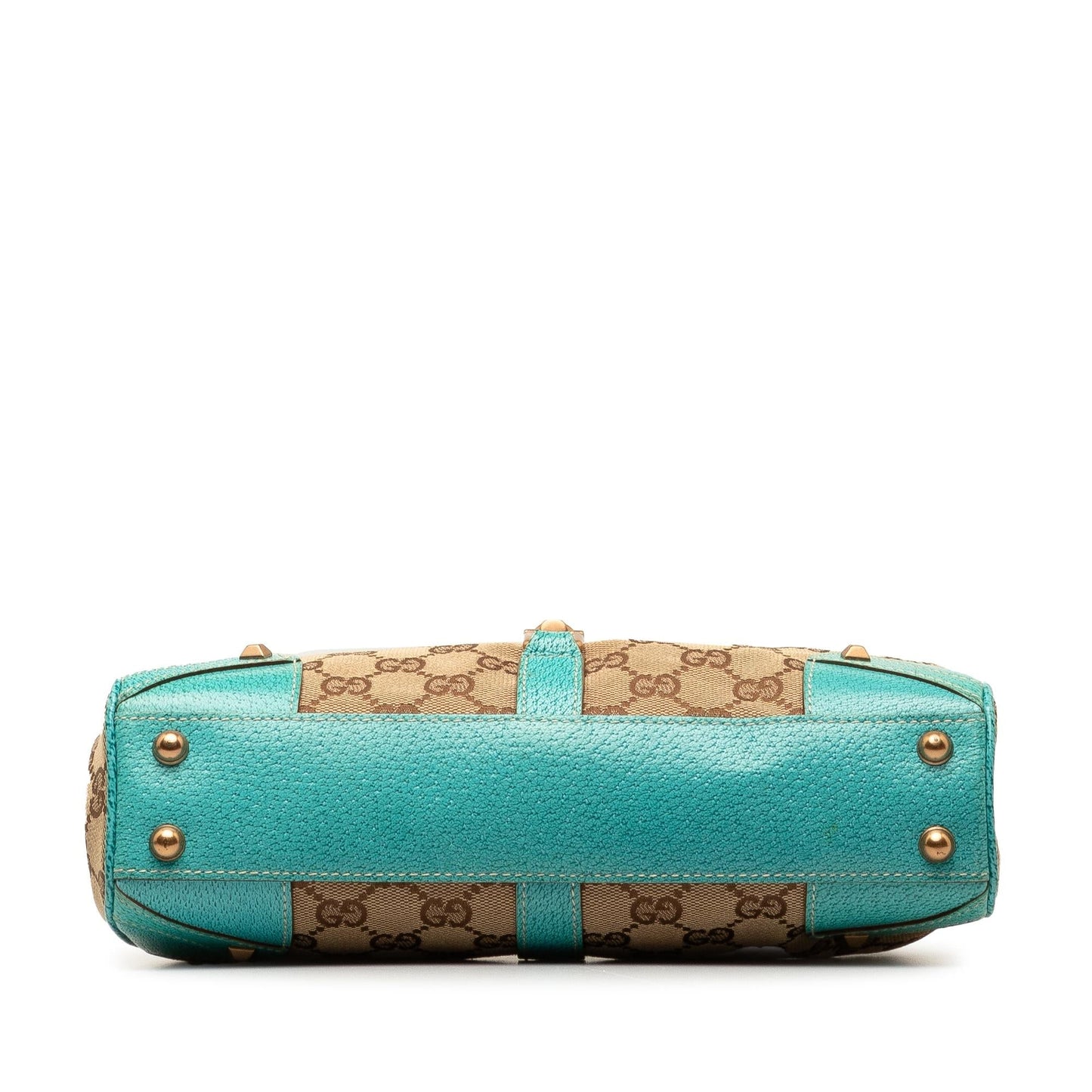 Gucci GG Canvas Nailhead Jackie Bardot Shoulder Bag (eDYueX)
