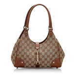 Gucci GG Canvas Nailhead Jackie Bardot (6ihMuF)