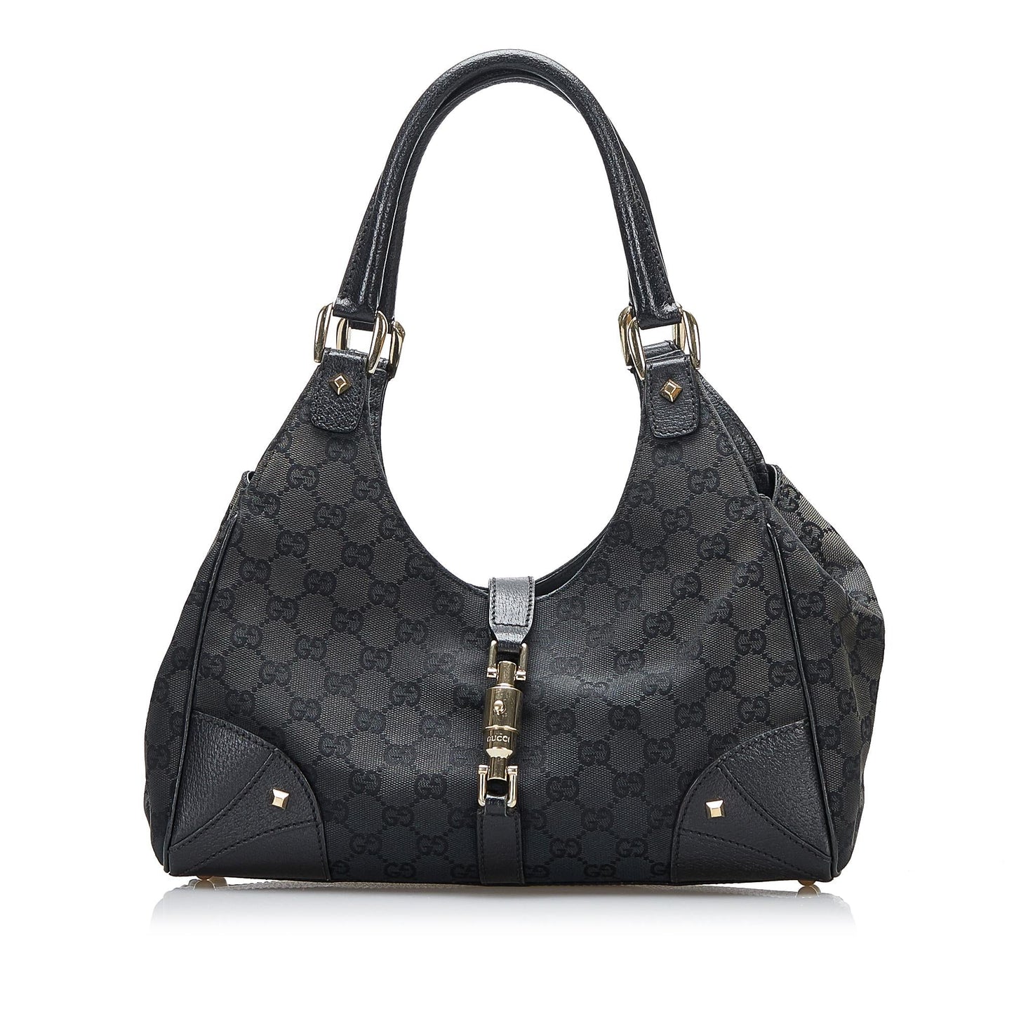 Gucci GG Canvas Nailhead Jackie O (S61S5C)