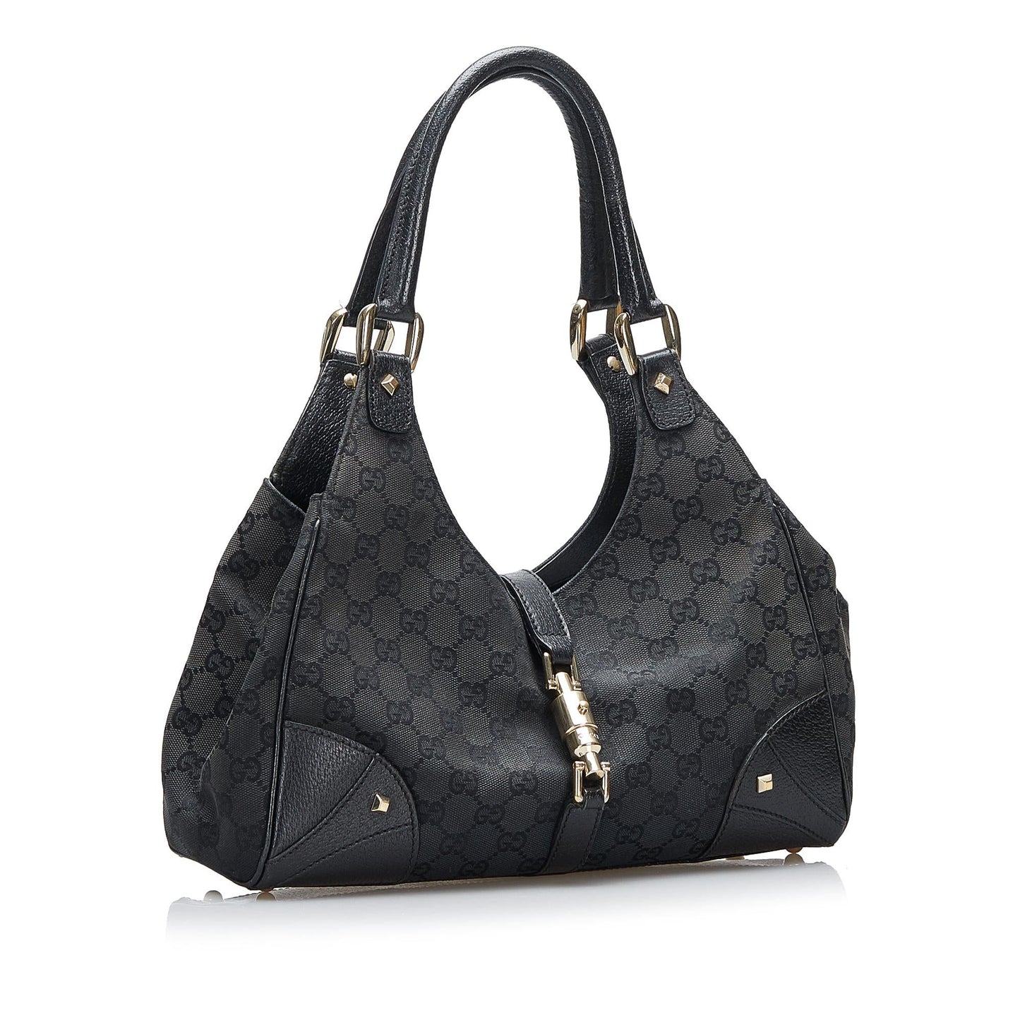 Gucci GG Canvas Nailhead Jackie O (S61S5C)