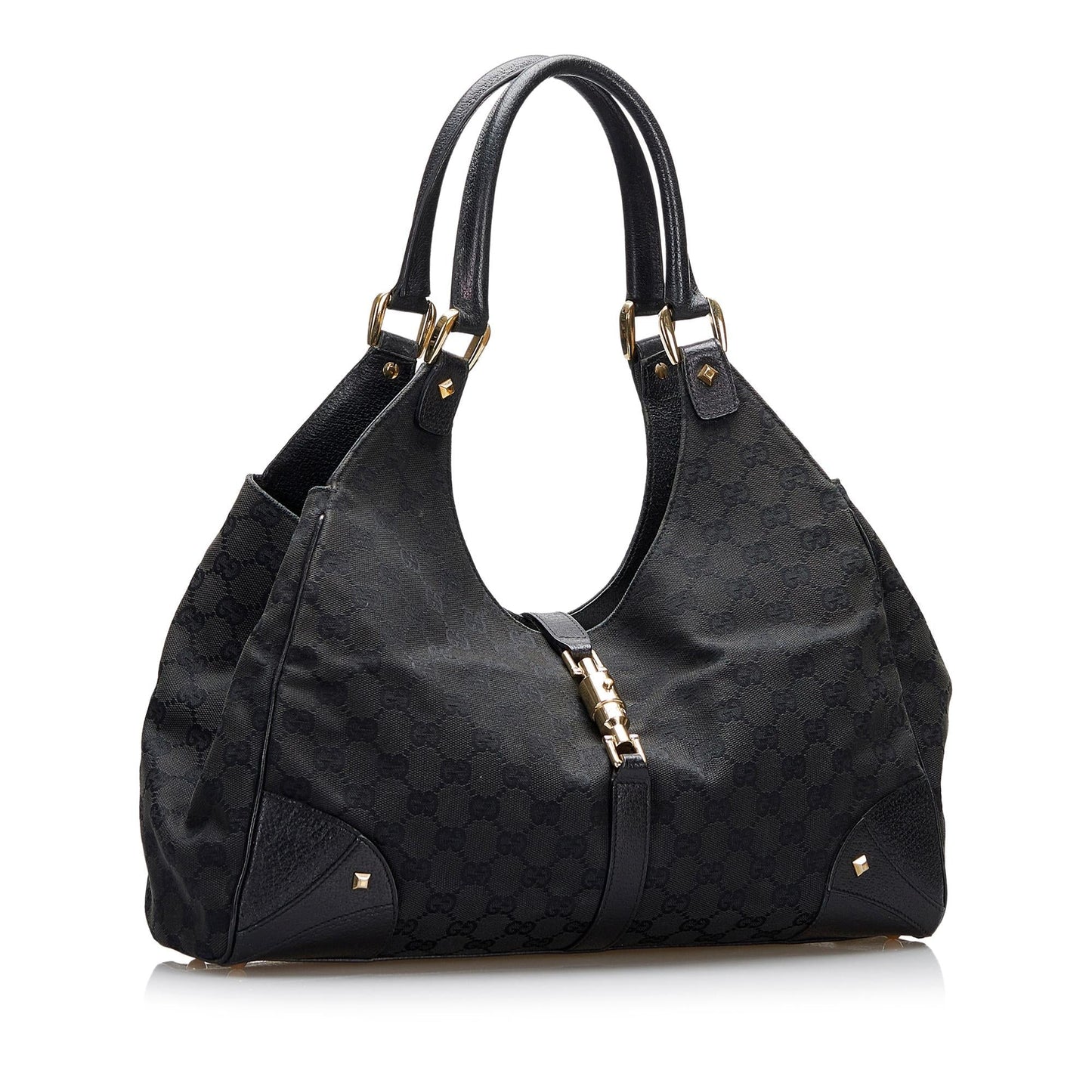 Gucci GG Canvas Nailhead Jackie (YZOZQj)