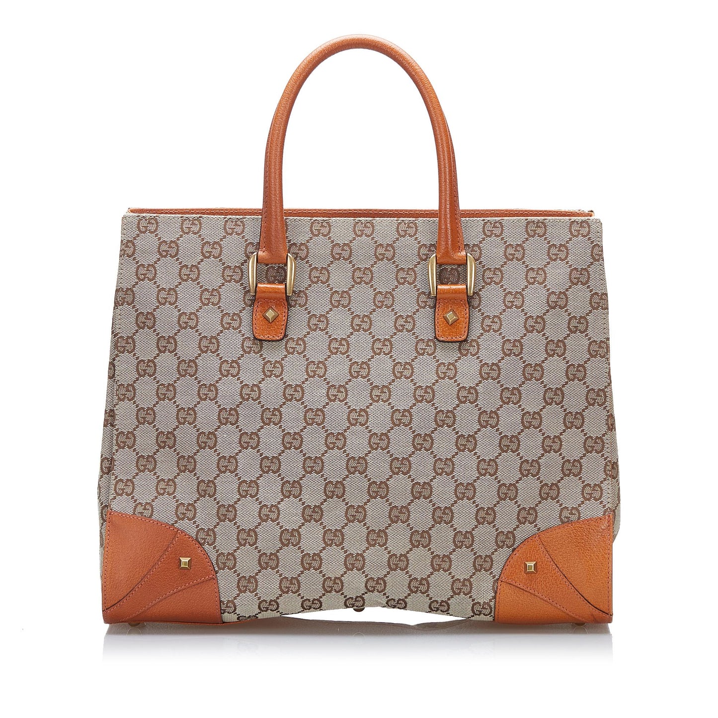 Gucci GG Canvas Nailhead Tote (37933)
