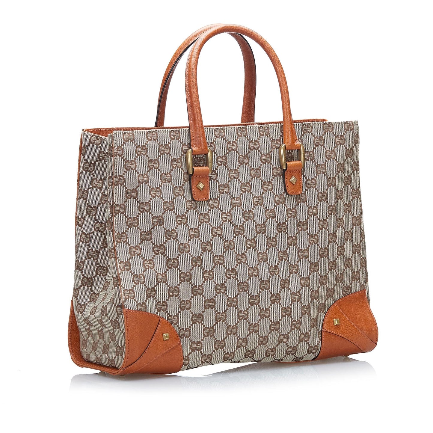 Gucci GG Canvas Nailhead Tote (37933)