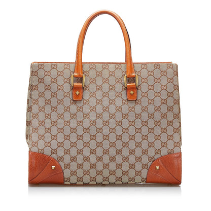 Gucci GG Canvas Nailhead Tote (ThiuAq)
