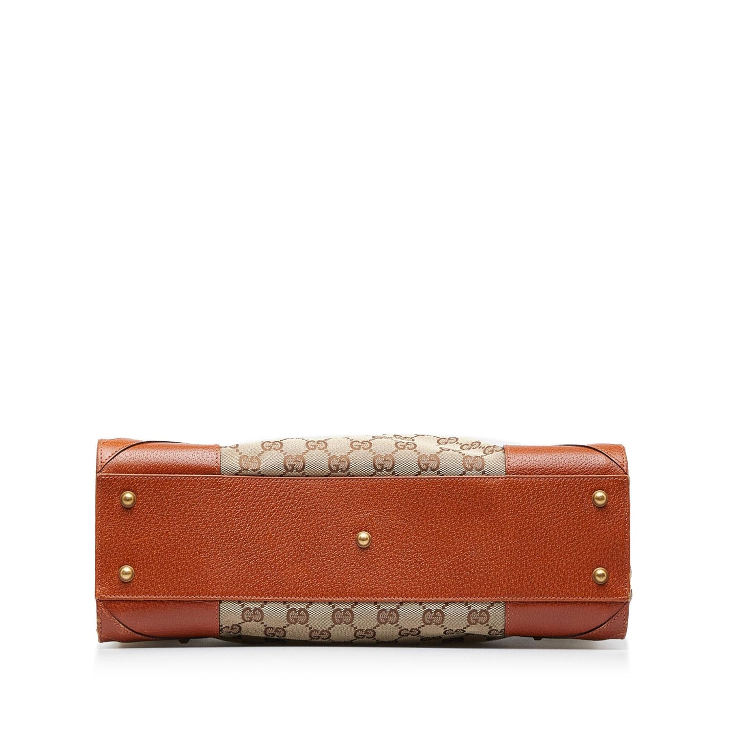 Gucci GG Canvas Nailhead Tote (WscBwZ)