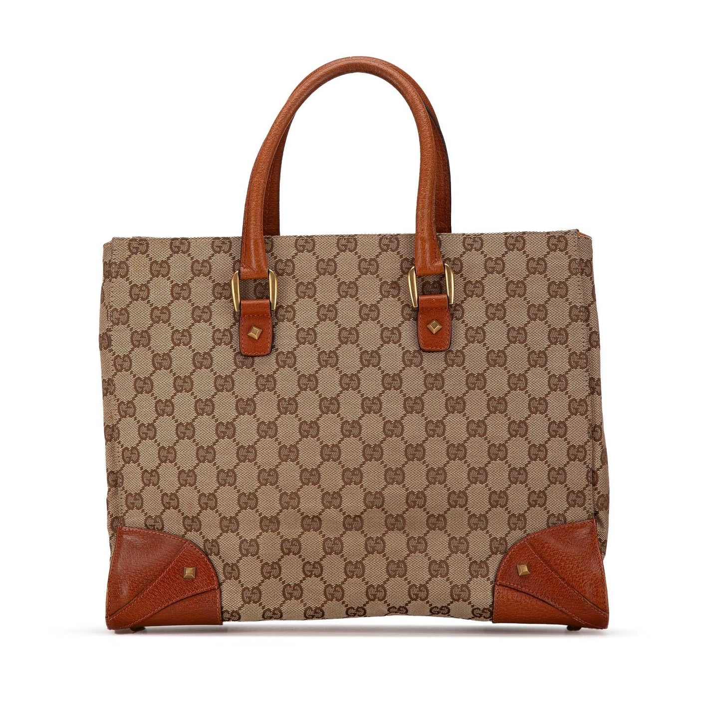 Gucci GG Canvas Nailhead Tote (dPdEYp)