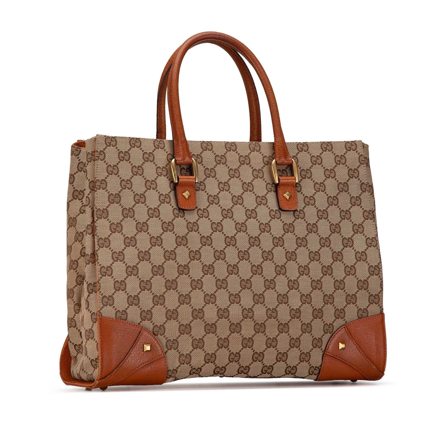 Gucci GG Canvas Nailhead Tote (dPdEYp)