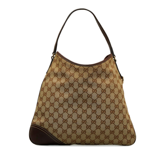 Gucci GG Canvas New Britt Hobo (M9DMWm)