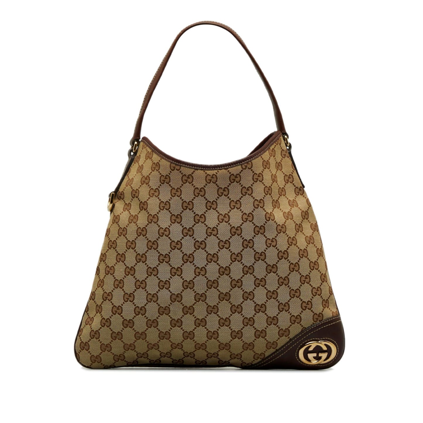 Gucci GG Canvas New Britt Hobo (M9DMWm)