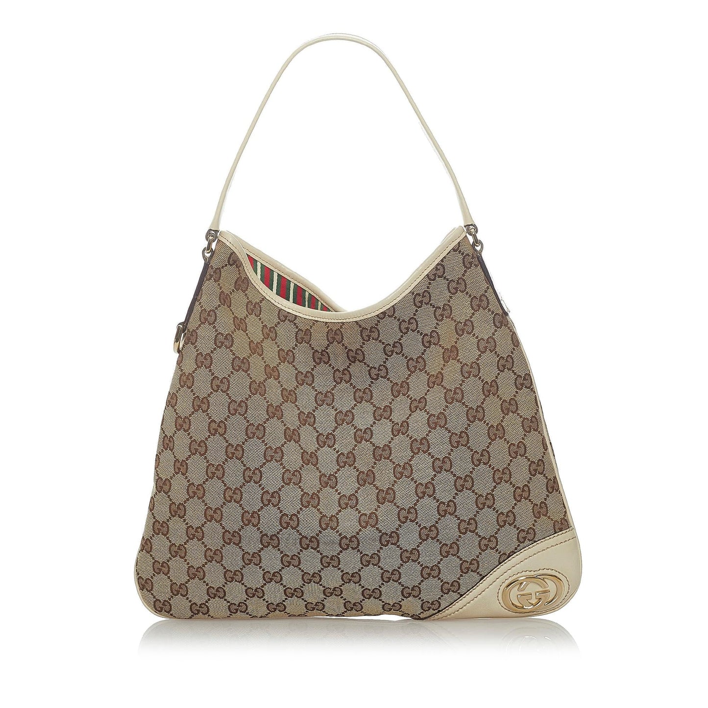 Gucci GG Canvas New Britt Shoulder Bag (33653)