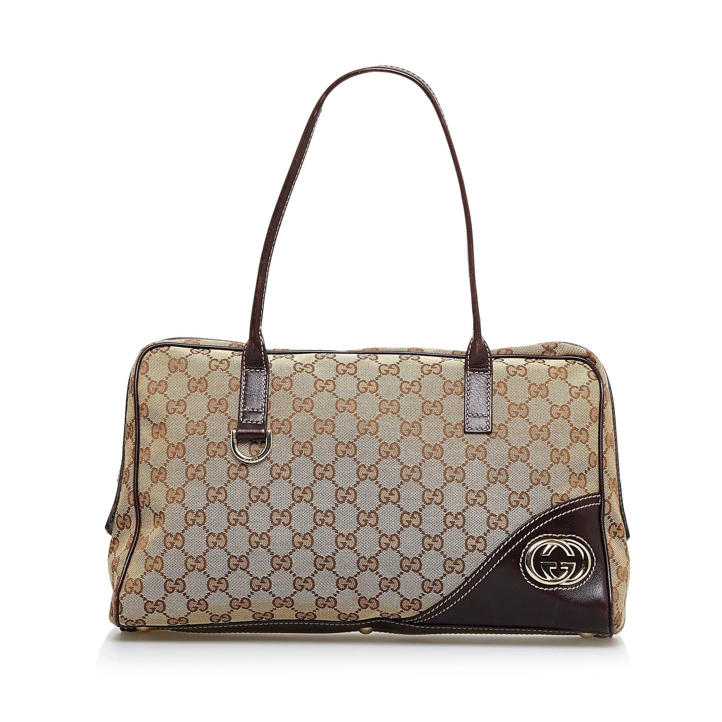 Gucci GG Canvas New Britt Shoulder Bag (zjo0YD)