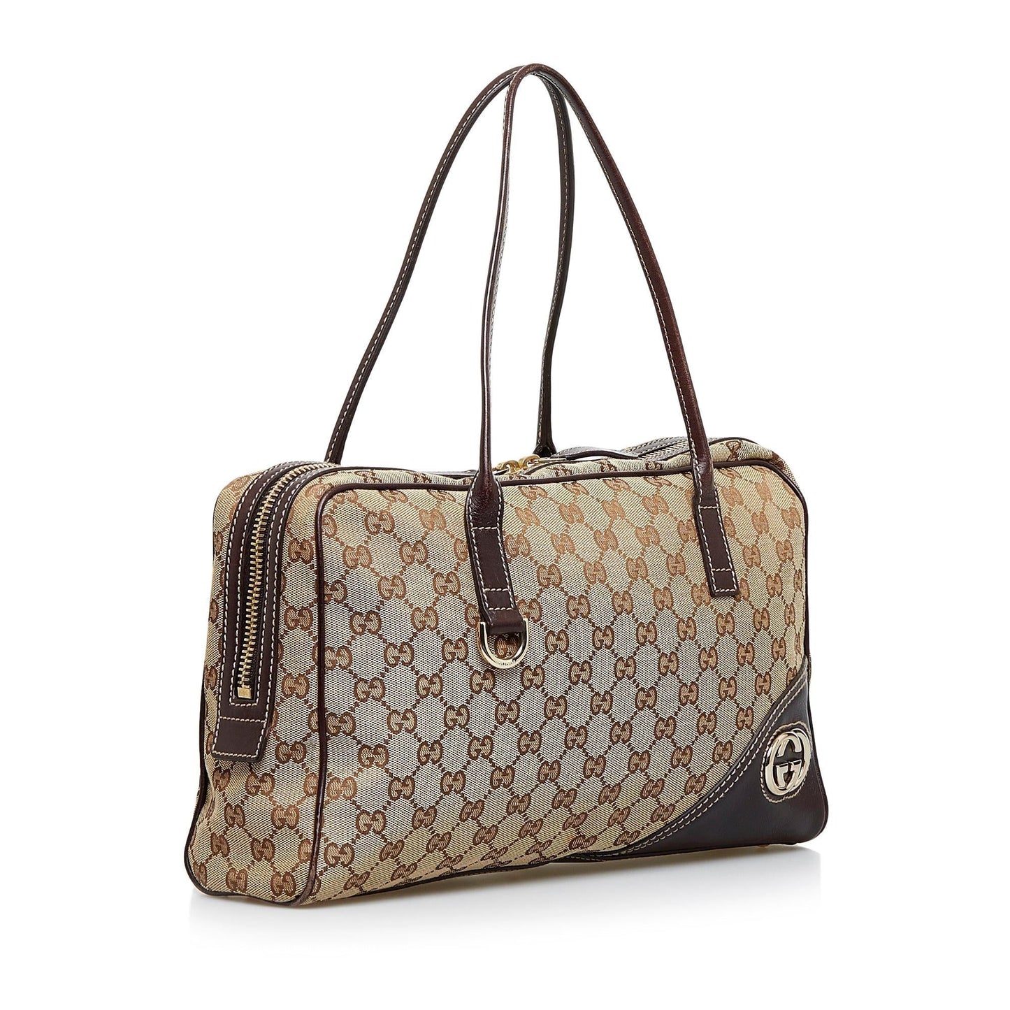 Gucci GG Canvas New Britt Shoulder Bag (zjo0YD)