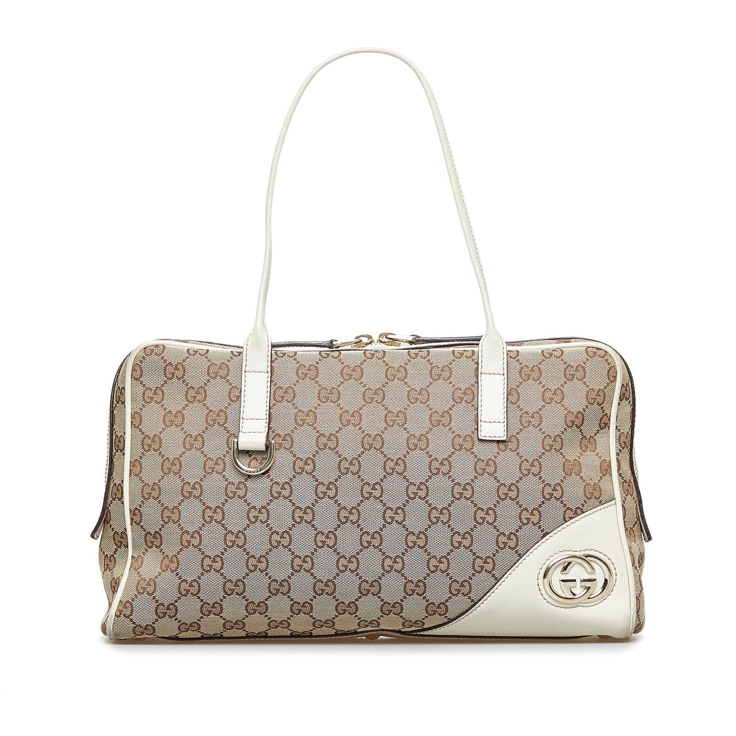 Gucci GG Canvas New Britt Shoulder Bag (hM6eqO)