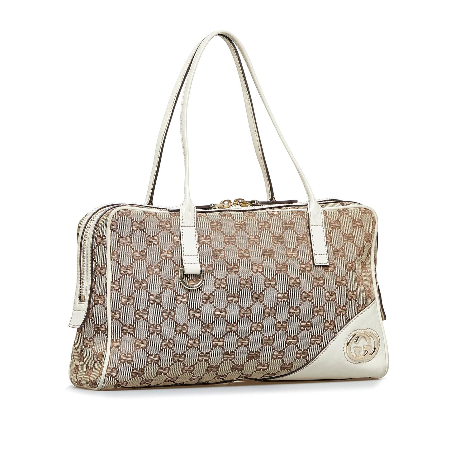 Gucci GG Canvas New Britt Shoulder Bag (hM6eqO)