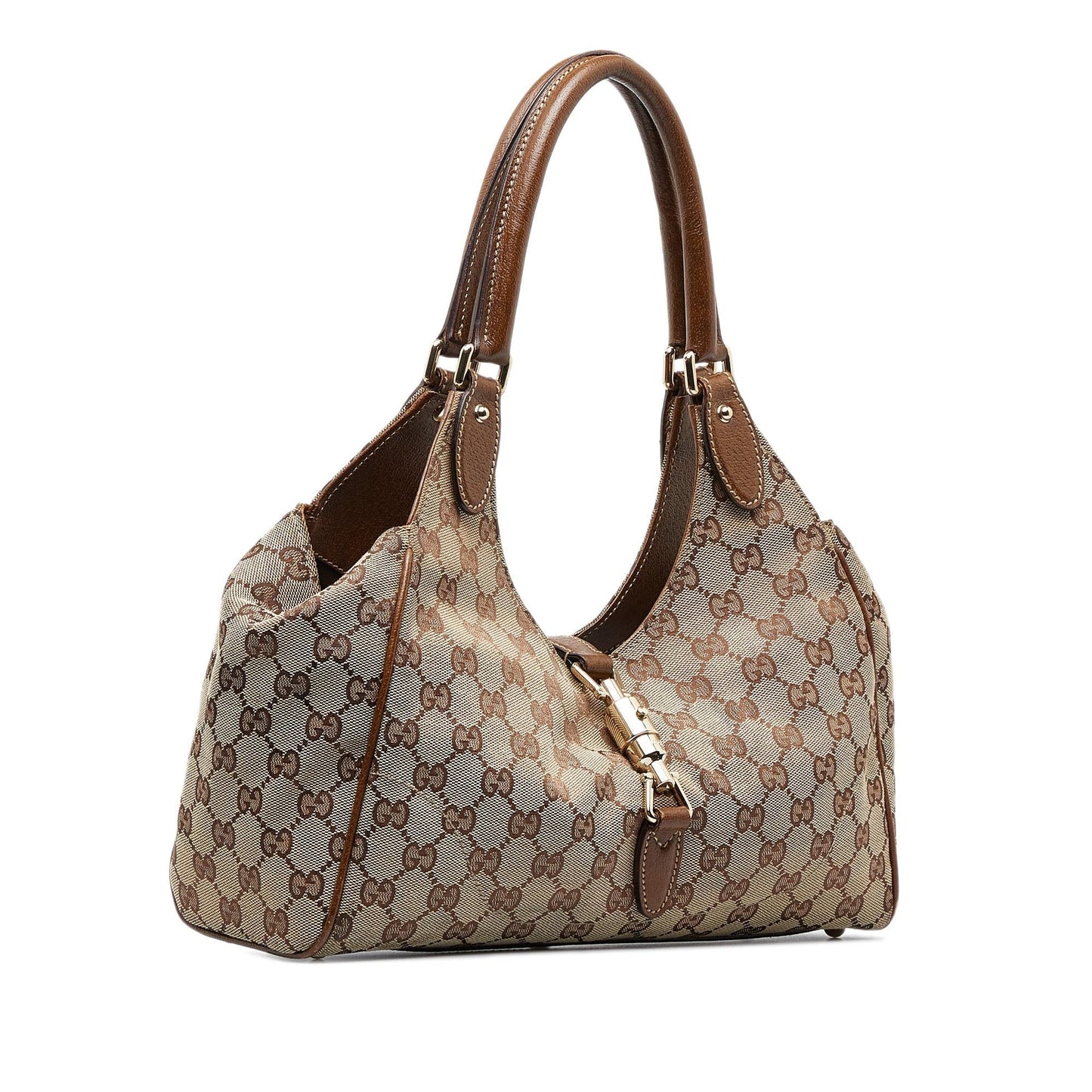 Gucci GG Canvas New Jackie Shoulder Bag (tvpwSB)