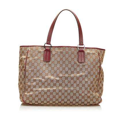 Gucci GG Canvas O-Ring Tote (qkTvWM)