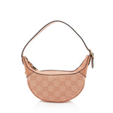 Gucci GG Canvas Ophidia Half Moon Mini Hobo (SHF-1rDKVw)